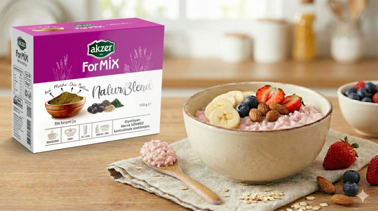 NaturBlend Ara Öğünü Tarifi Tarif Serisi – 3. Bölüm-Yulaflı Meyve Bowl