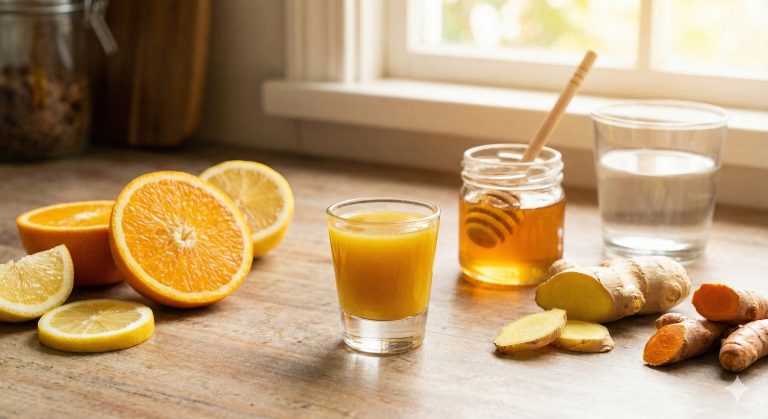 Zencefil–Zerdeçal–Propolis Shot: Güne Zinde Başlamak İçin Doğal Bir Karışım