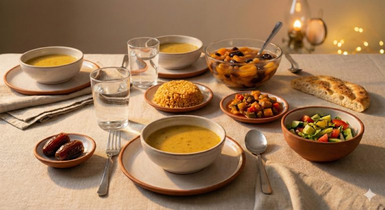 Sağlıklı ve Dengeli İftar Menüsü Örneği